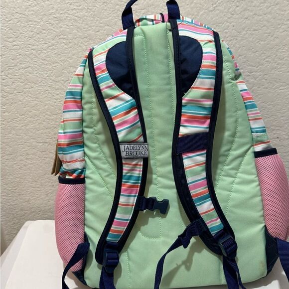 Jadelynn Brooke Backpack  in Pink Stripe New condition - Picture 5 of 12